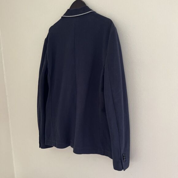 Gant Pique Weekender Fit Mens Summer Blazer Sportcoat Jacket, Dark Navy- Sz 50 - Picture 8 of 9